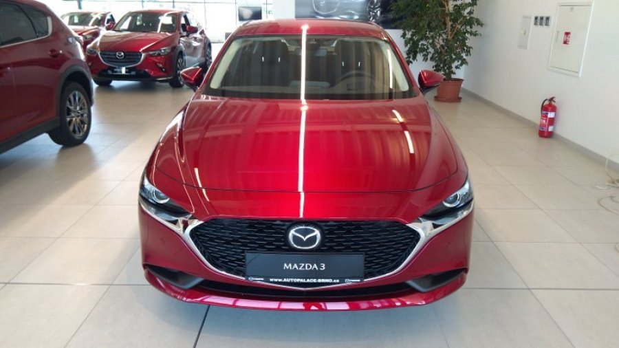 Mazda 3, Skyactiv-G 122k, barva červená