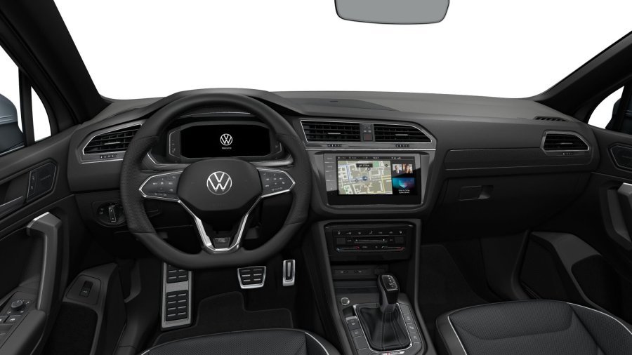 Volkswagen Tiguan Allspace, Allspace R-Line 2,0 TDI 142 kW 4M 7DSG, barva stříbrná