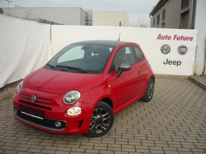 Fiat 500, 1.0 BSG 70k Sport, barva červená