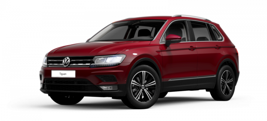 Volkswagen Tiguan, Maraton Edition 1,5 TSI ACT 7DSG, barva červená