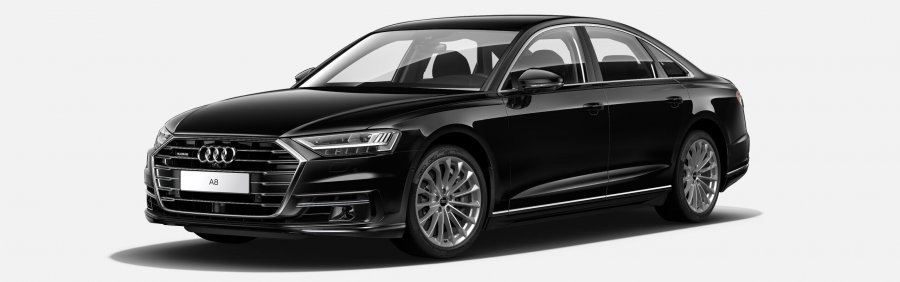 Audi A8, A8 60 TDI quattro, barva černá