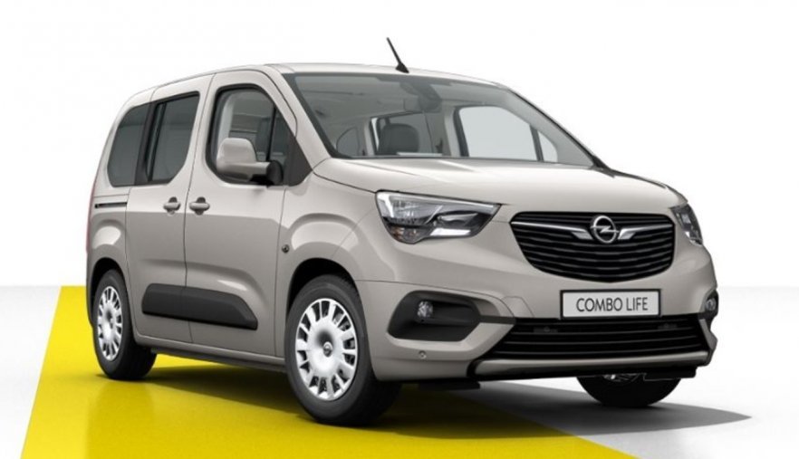 Opel Combo, E Life Enjoy 1.2 Turbo, barva šedá