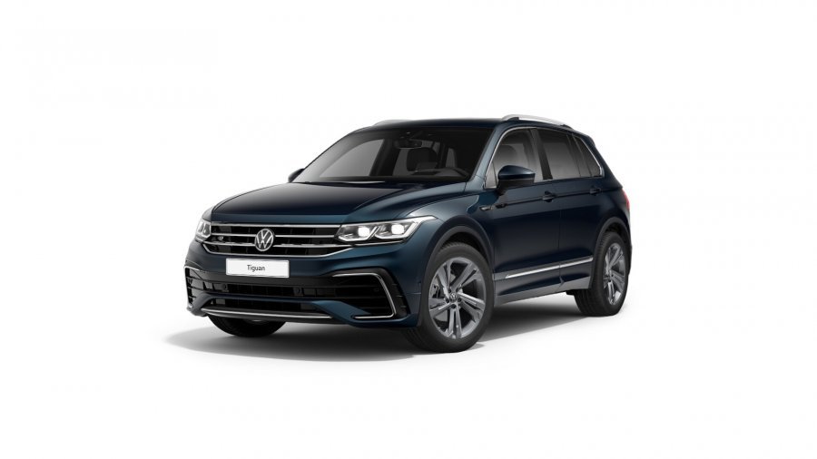 Volkswagen Tiguan, Tiguan R-Line 2,0 TDI 110 kW 4M 7DSG, barva modrá