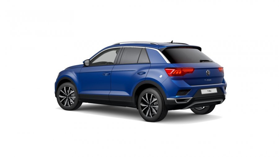 Volkswagen T-Roc, T-Roc Design 1,5 TSI ACT 6G, barva modrá