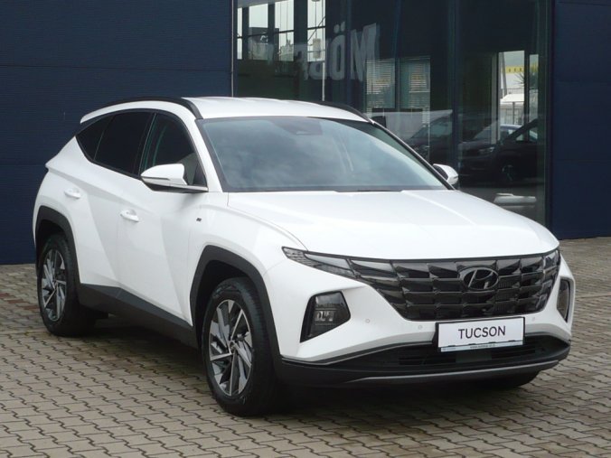 Hyundai Tucson, 1,6 CRDi MHEV 100 kW (diesel mild hybrid) 6 st. iMT, barva bílá