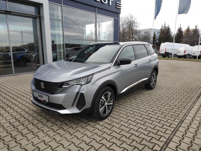 Peugeot 5008, Peugeot 5008 ALLURE PACK 1.5HDI AUT8 7 MÍST, barva stříbrná