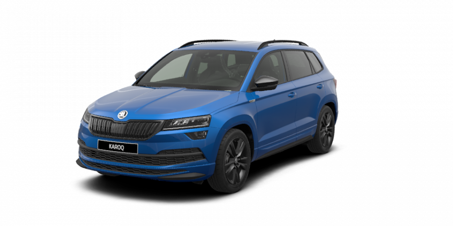 Škoda Karoq, 2,0 TDI 110 kW 7-stup. automat. 4x4, barva modrá