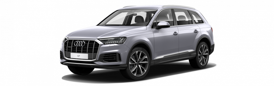 Audi Q7, Q7 50 TDI quattro, barva stříbrná