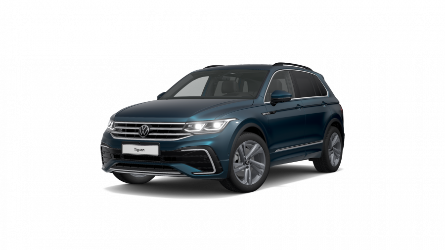 Volkswagen Tiguan, Tiguan R-Line 2,0 TDI 147 kW 4M 7DSG, barva modrá