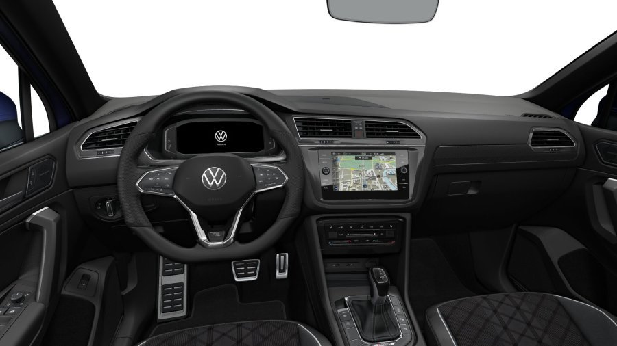 Volkswagen Tiguan Allspace, Allspace R-Line 2,0 TSI 140 kW 4M 7DSG, barva modrá