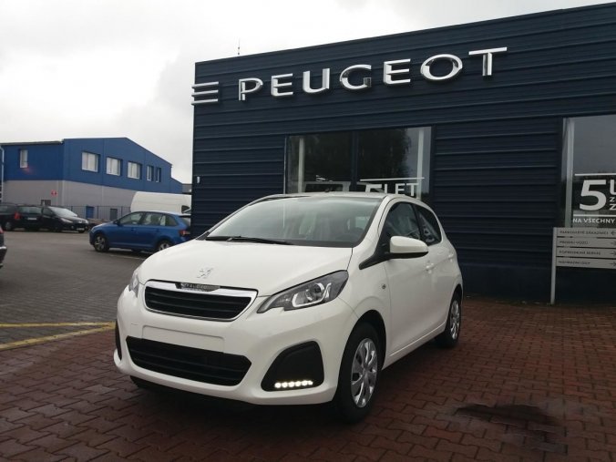 Peugeot 108, 5dv. ACTIVE 1.0 VTi 72k MAN5, barva bílá