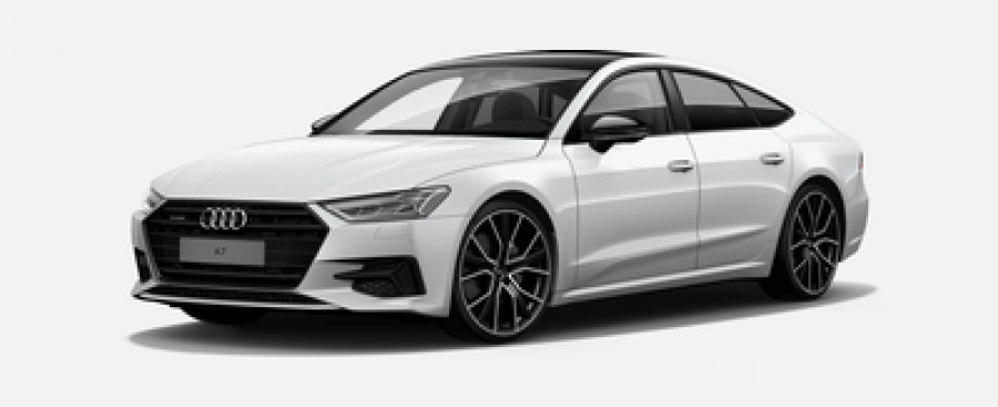 Audi A7, 50 TDI quattro, barva bílá