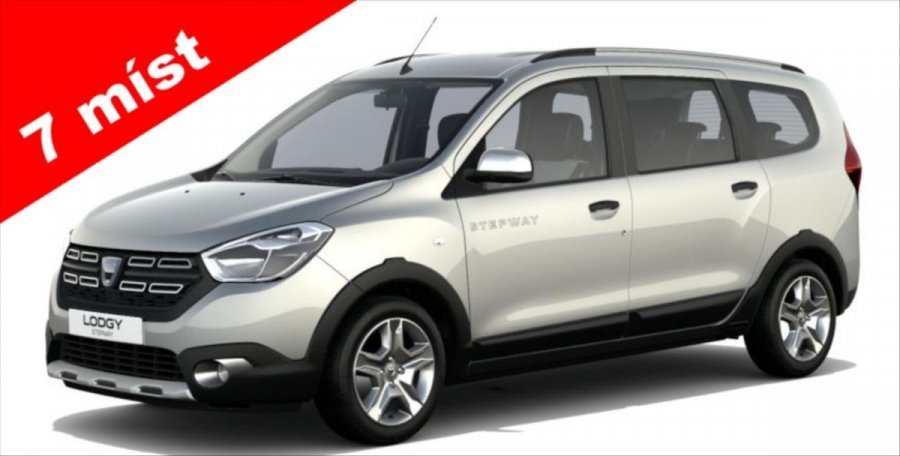 Dacia Lodgy, Blue dCi 115 Stepway 7míst, barva stříbrná