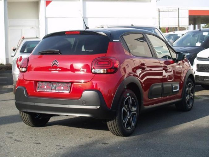 Citroën C3, Feel Pack 1,2PT 82, barva červená