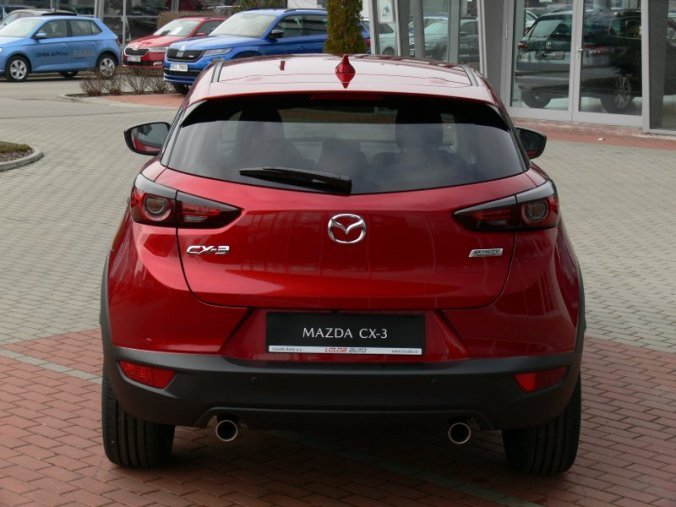 Mazda CX-3, 2.0 Skyactiv G121 + NAVI, barva červená