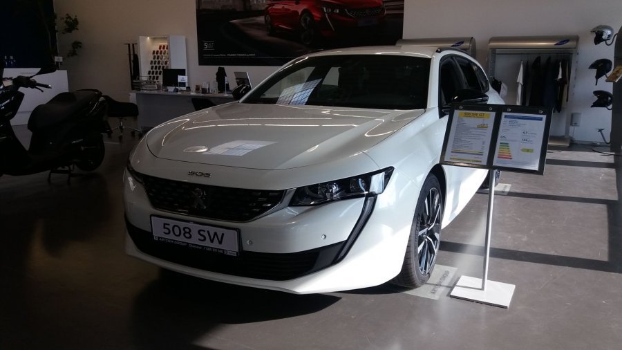 Peugeot 508, SW GT BlueHDI 180 EAT8, barva bílá