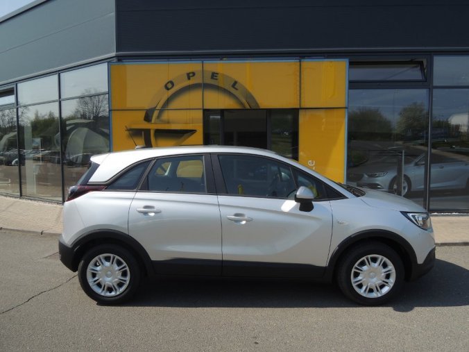 Opel Crossland X, 120 LET SMILE 1.2 60KW/81K MT5, barva stříbrná