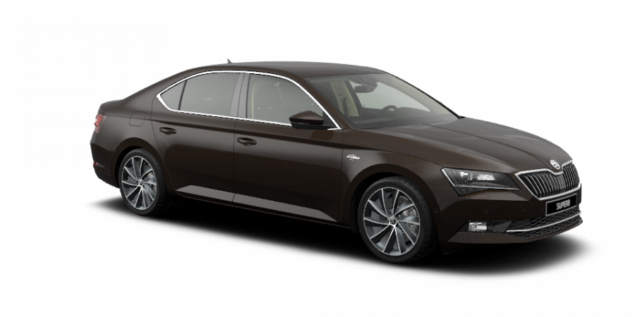 Škoda Superb, 2,0 TDI 140 kW 7-stup. automat., barva hnědá