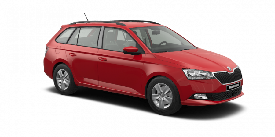 Škoda Fabia, 1,0 TSI 81 kW 6-stup. mech., barva červená