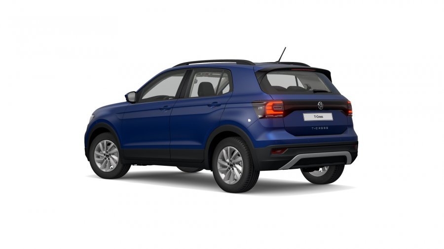 Volkswagen T-Cross, T-Cross Life 1,0 TSI 81 kW 7DSG, barva modrá