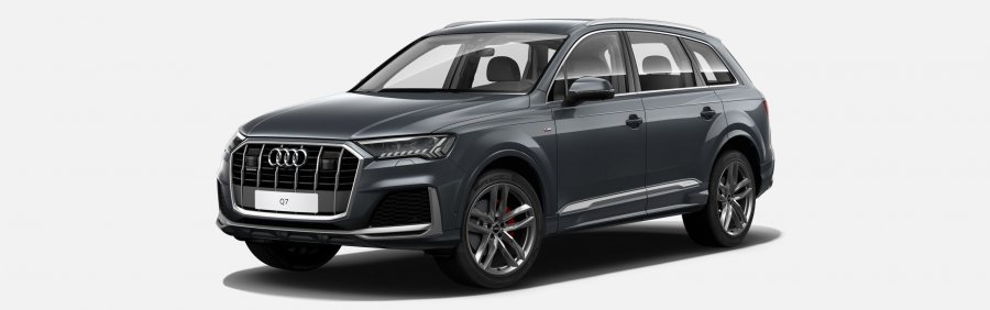 Audi Q7, Q7 S line 50 TDI quattro, barva šedá