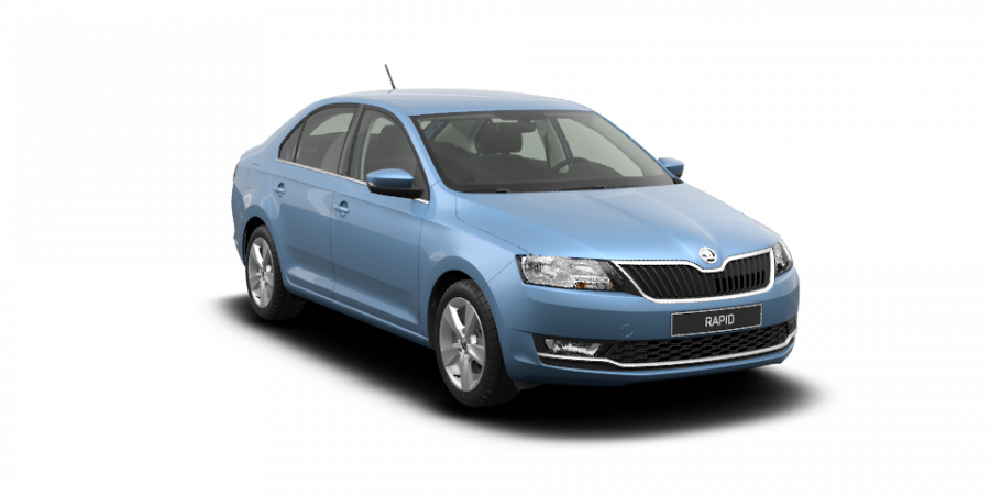 Škoda Rapid, 1,0 TSI 81 kW 6-stup. mech., barva modrá