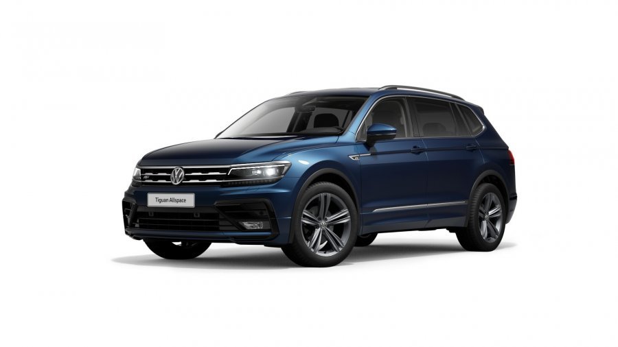 Volkswagen Tiguan Allspace, Allspace Highline 2,0 TDI 7DSG, barva modrá