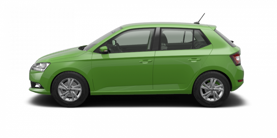 Škoda Fabia, 1,0 TSI 70 kW 5-stup. mech., barva zelená