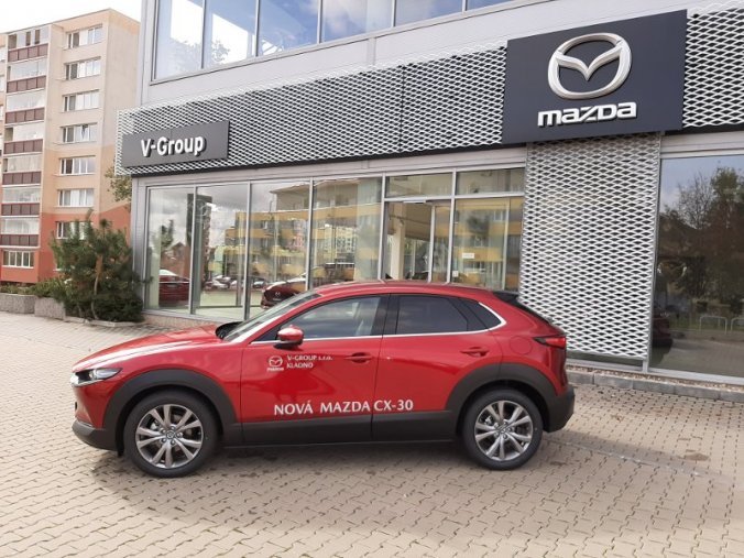 Mazda CX-30, 2,0 122k - odběr od 02/2020, barva červená