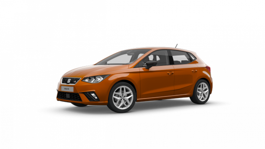 Seat Ibiza, FR 1.0 TSI 95k, barva oranžová