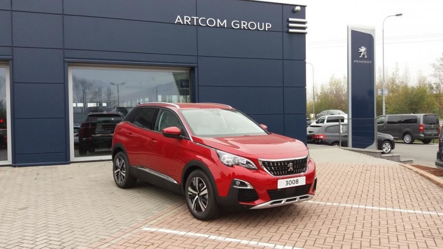 Peugeot 3008, 1.2 PureTech ALLURE 130k EAT8, barva červená