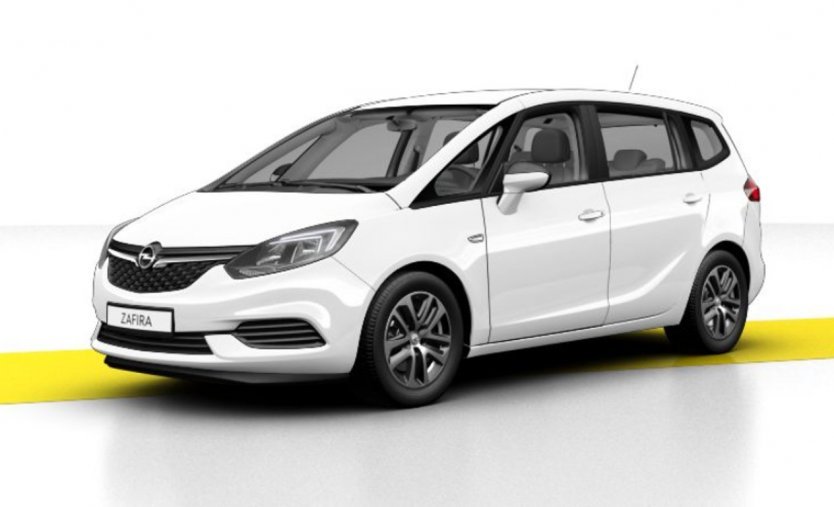 Opel Zafira, 1.6 Turbo Plus 100kW, barva bílá