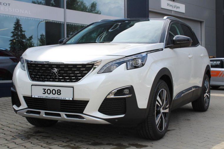 Peugeot 3008, ALLURE 1.2 96kW AT8, barva bílá