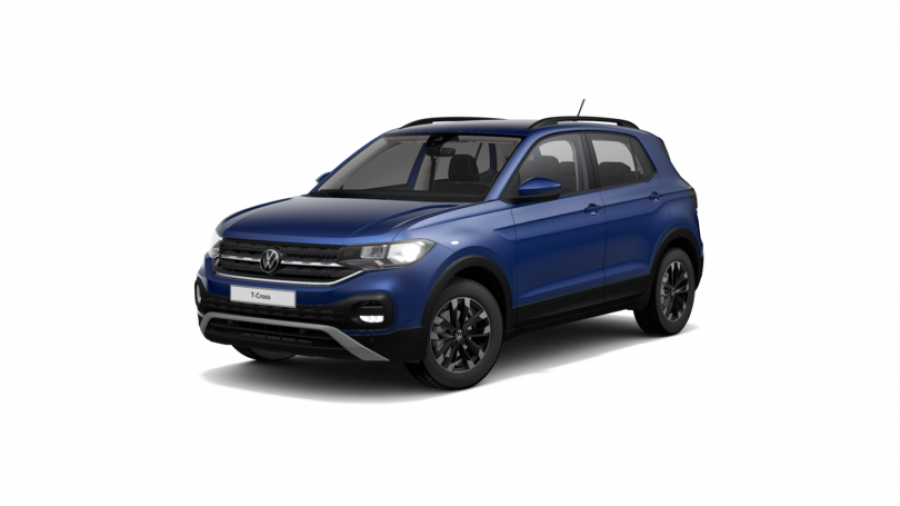 Volkswagen T-Cross, Life 1,0 TSI 70 kW 5G, barva modrá