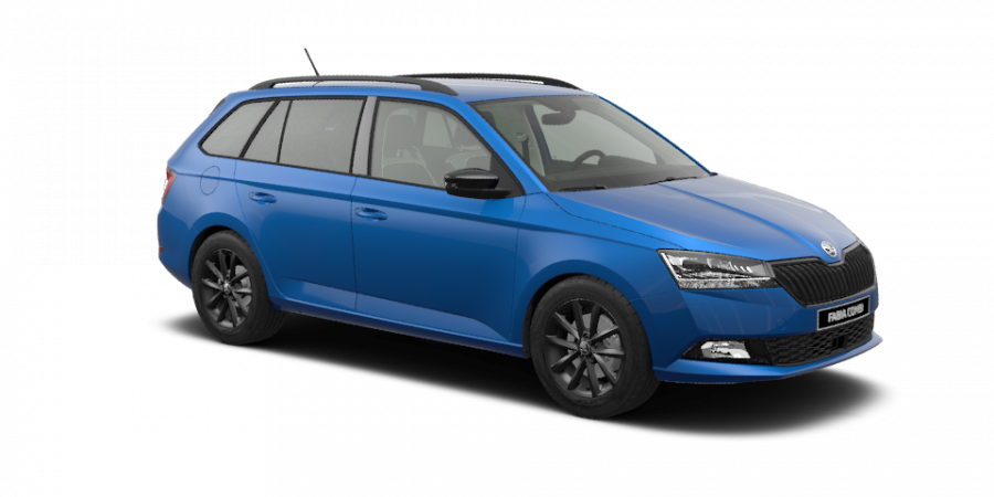 Škoda Fabia, 1,0 TSI 81 kW 6-stup. mech., barva modrá