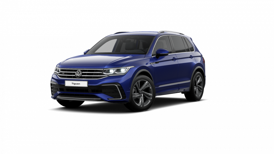 Volkswagen Tiguan, Tiguan R-Line 2,0 TDI 147 kW 4M 7DSG, barva modrá