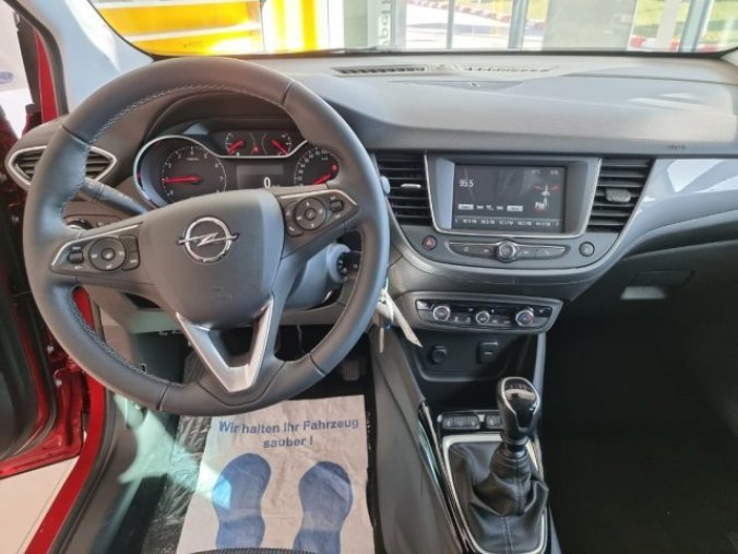 Opel Crossland X, Elegance 1.2TURBO(81kW) MT6, barva červená