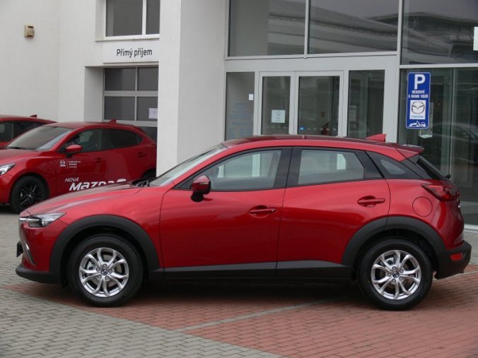 Mazda CX-3, 2.0 Skyactiv G121, barva červená