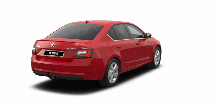 Škoda Octavia, 1,5 TSI 110 kW 6-stup. mech., barva červená