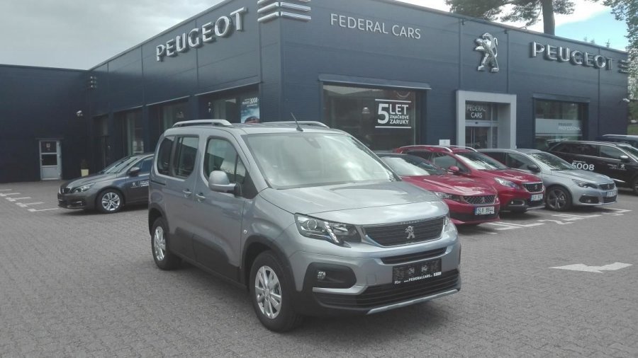 Peugeot Rifter, ALLURE 1.5 BlueHDi 130 S&S MAN, barva šedá