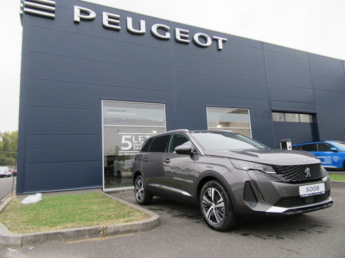 Peugeot 5008, ALLURE 1.2 PT 130 S&S EAT8, barva šedá