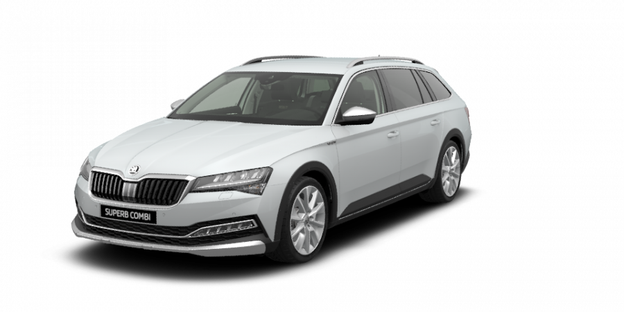 Škoda Superb, 2,0 TDI 140 kW 7-speed automat. 4x4, barva bílá