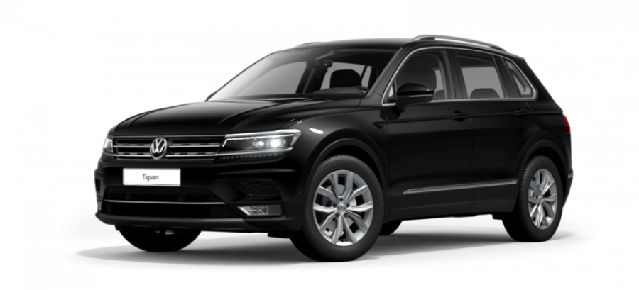 Volkswagen Tiguan, Highline 2,0 TDI 4M 7DSG, barva černá