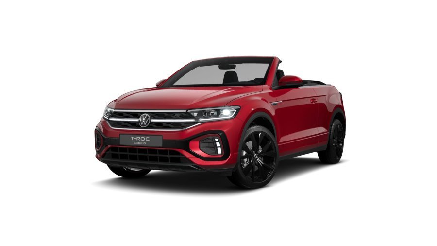 Volkswagen T-Roc, T-Roc Cabriolet R-Line 1,5TSI 110kW 7DSG, barva červená