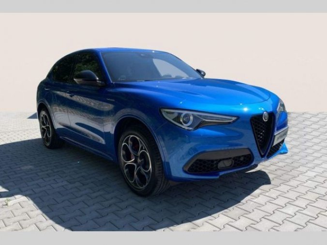 Alfa Romeo Stelvio, 2.0 Turbo 280k Q4 VELOCE, barva modrá