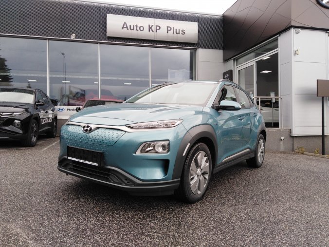 Hyundai Kona, KONA EV 150 kW (elektřina) Stálý redukční převod, barva modrá