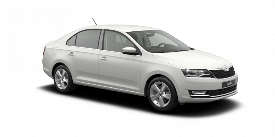 Škoda Rapid, 1,0 TSI 70 kW 5-stup. mech., barva bílá