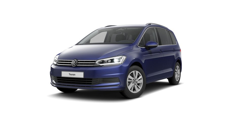 Volkswagen Touran, Touran ME 1,5 TSI EVO 7DSG, barva modrá