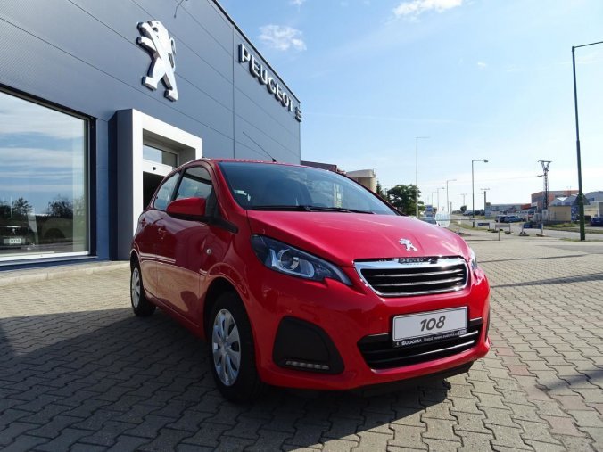 Peugeot 108, ACTIVE 1.0 VTi 72 S&S MAN5, barva červená