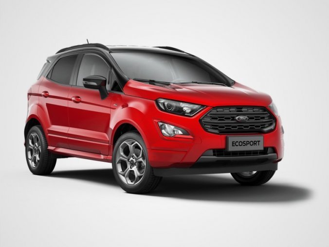 Ford EcoSport, 1.0 EcoBoost, barva červená